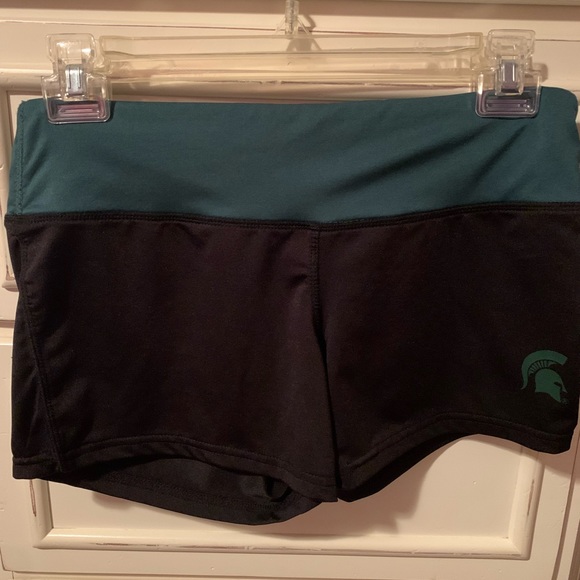 michigan state university spartans athletic shorts size medium stretch - Picture 1 of 2